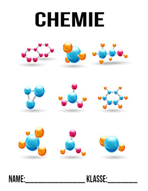 Deckblatt Chemie 3 D Moleküle