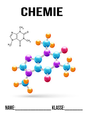 Deckblatt Chemie Koffein Molekül