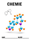 Chemie Nikotin Molekül Deckblatt