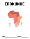Erdkunde Afrika Kontinent Deckblatt