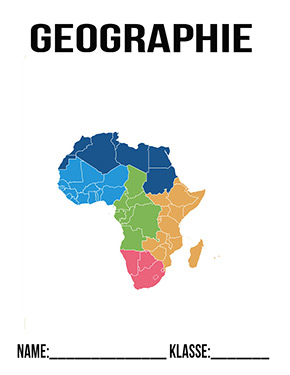 Deckblatt Geographie Afrika Kontinent