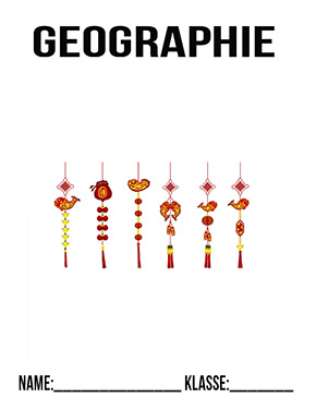 Deckblatt Geographie China Neujahr