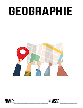 Deckblatt Geographie Landkarte