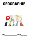 Geographie Landkarte Deckblatt