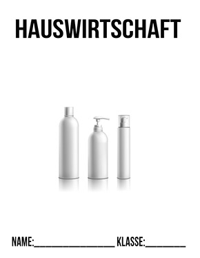 Deckblatt Hauswirtschaft Cremen