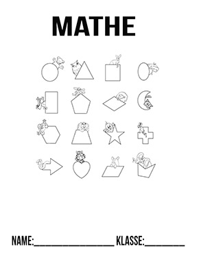 Deckblatt Mathe Formen