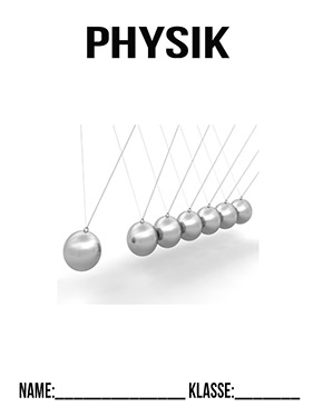 Deckblatt Physik Pendel