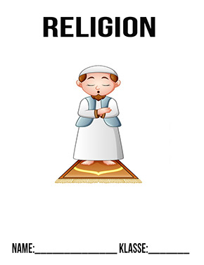 Deckblatt Religion Moslem betet