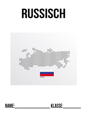 Deckblatt Russisch Landkarte