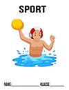 Sport Wasserball Deckblatt