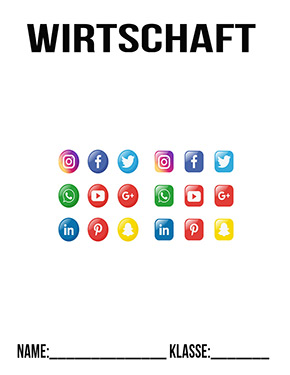 Deckblatt Wirtschaft Social Media