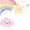 Regenbogen-Deckblatt