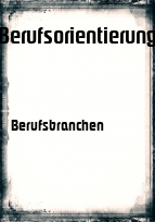 Deckblatt Berufsorientierung