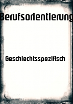 Deckblatt Berufsorientierung