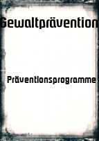 Deckblatt Gewaltprävention