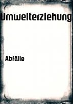 Deckblatt Umwelterziehung
