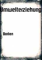 Deckblatt Umwelterziehung