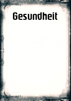 Deckblatt Gesundheit