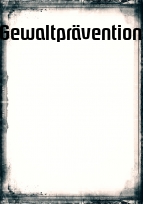 Deckblatt Gewaltprävention