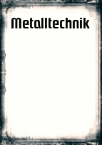 Deckblatt Metalltechnik