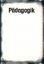 Deckblatt Pädagogik