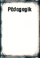 Deckblatt Pädagogik