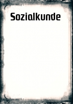 Deckblatt Sozialkunde
