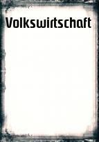 Deckblatt Volkswirtschaft