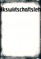 Deckblatt Volkswirtschaftslehre