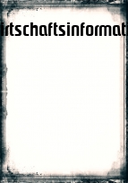 Deckblatt Wirtschaftsinformatik