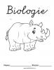 Biologie Deckblatt Nashorn Deckblatt zum Ausdrucken