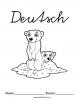 Deckblatt Deutsch Tiere 1 Deckblatt