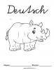 Deckblatt Deckblatt Deutsch Nashorn