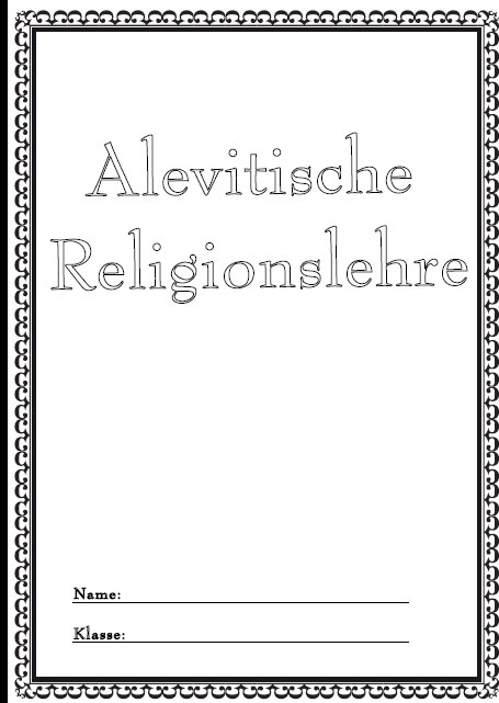 Deckblatt Alevitische Religionslehre 