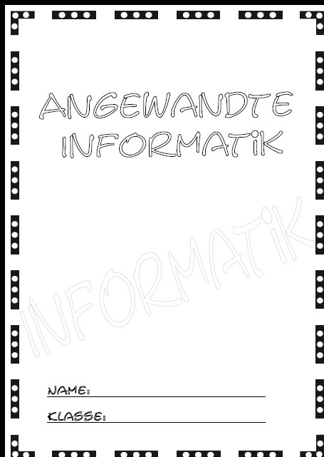 Deckblatt Angewandte Informatik 2