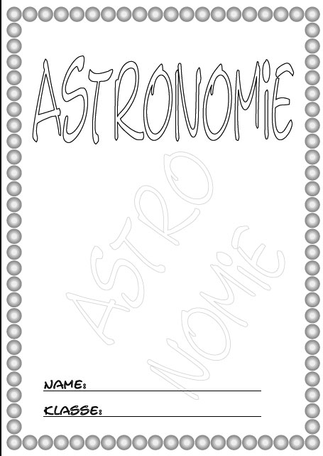 Deckblatt Astronomie 2