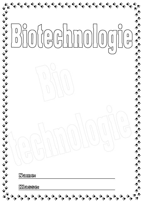 Deckblatt Biotechnologie