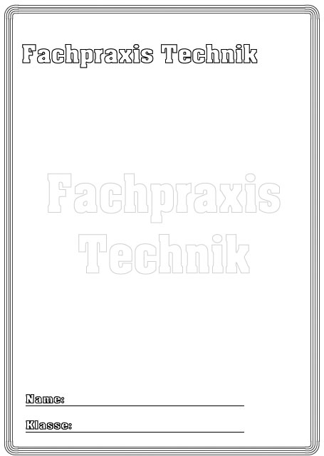 Deckblatt Fachpraxis Technik