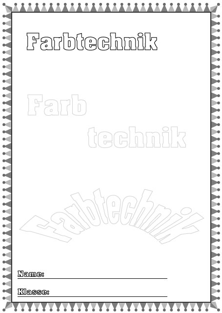 Deckblatt Farbtechnik