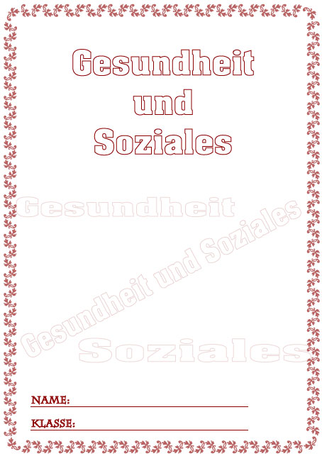 Deckblatt Gesundheit und Soziales 2