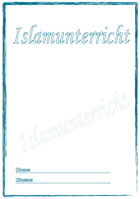 Deckblatt Islamunterricht