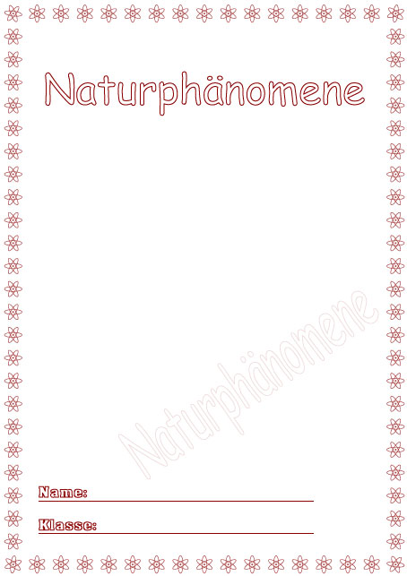 Deckblatt Naturphänomene