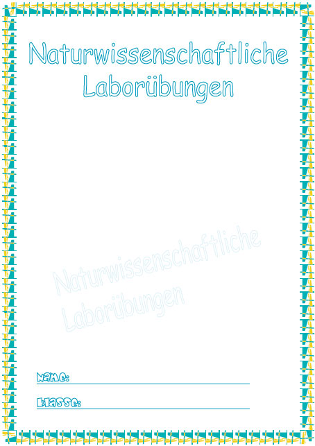 Deckblatt Naturwissenschaftliche Laborübungen