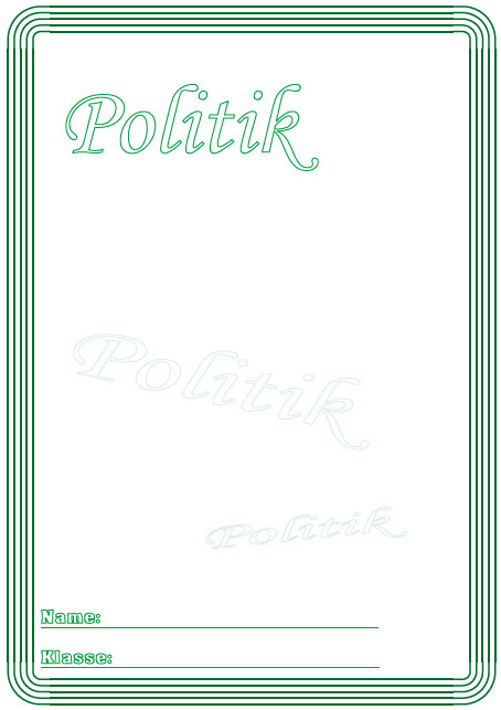 Deckblatt Politik