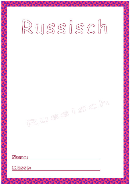 Deckblatt Russisch