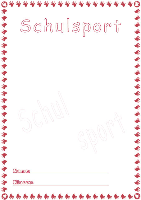 Deckblatt Schulsport