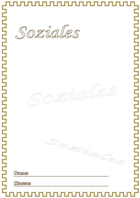 Deckblatt Soziales