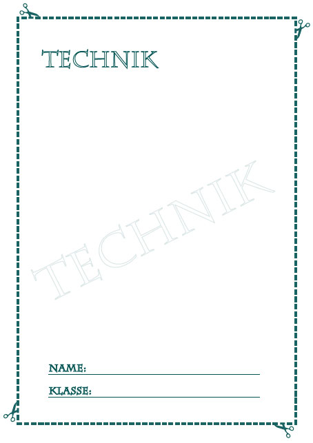 Deckblatt Technik