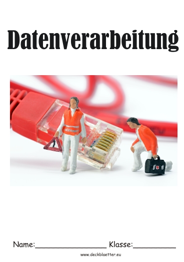 Deckblatt Datenverarbeitung