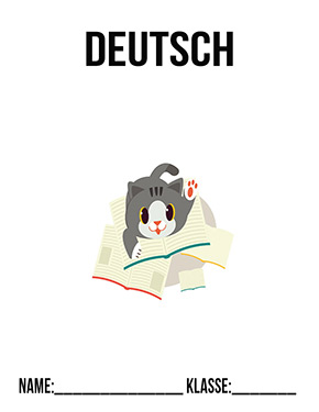Deckblatt Deutsch Klasse 1